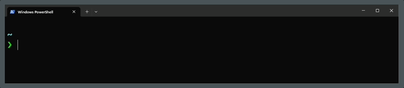 typing glog in PowerShell and hitting space expands it to a pretty git log command